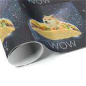 doge space taco meme wrapping paper ラッピングペーパー (ロールコーナー)