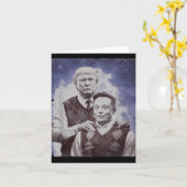 Doge Tシャツブラザーズおもしろいパロディ政体シャツ カード (黄色い花)