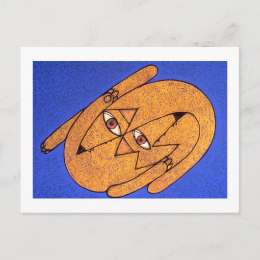 DogEatDog Postage from Denis Gaston Art ポストカード (正面)