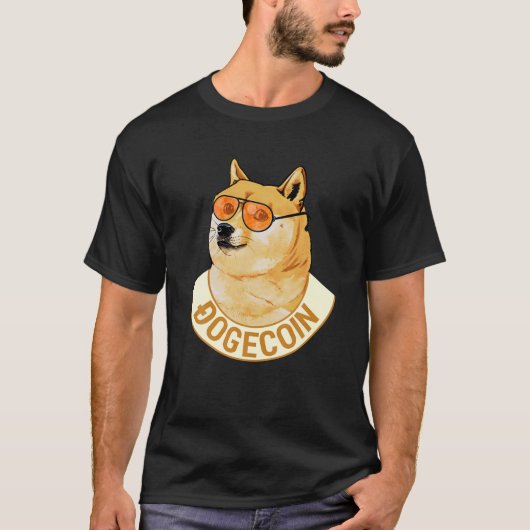 Dogecoinおもしろい CryptocurrencyミームHODL Tシャツ (正面)