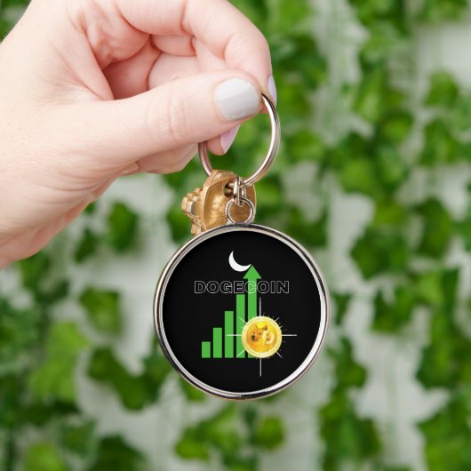 DogecoinからMoon Crypto キーホルダー (手)