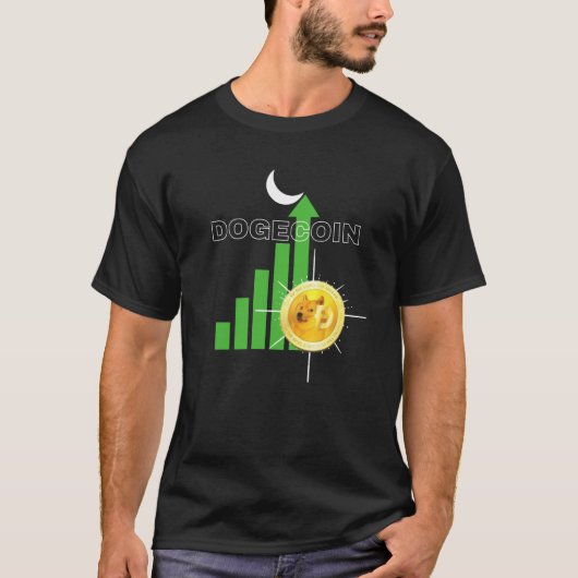 DogecoinからMoon Crypto Tシャツ (正面)