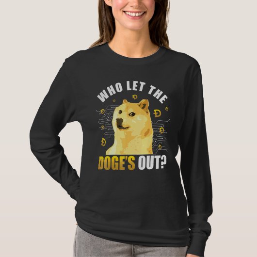 Dogecoinで私たちは信頼する – Blockchain Tシャツ (正面)