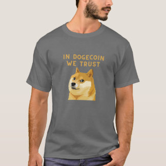 Dogecoinで私たちは暗号通貨を信頼 Tシャツ