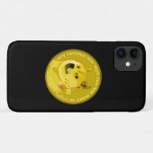 Dogecoinのコインのロゴの暗号通貨 Case-Mate iPhoneケース (裏面(横))
