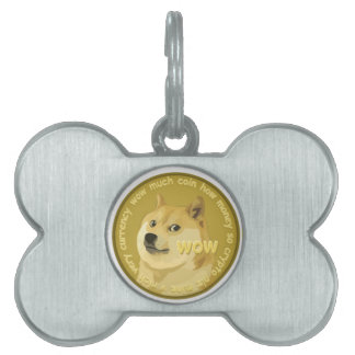 Dogecoinの付属品話好きな柴犬 ペットネームタグ