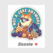 Dogecoinもはや冗談ではない – Doge シール (シート)