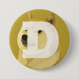 Dogecoinボタン 缶バッジ