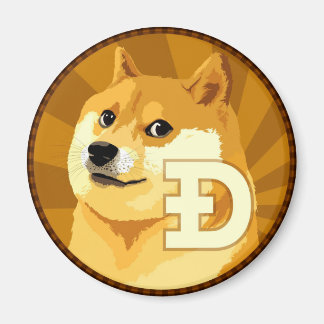 DogeCoinロゴ磁石 マグネット
