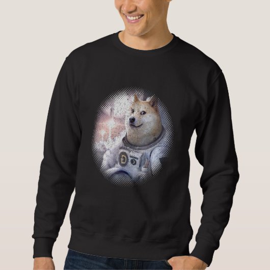 Dogecoin億万長者ミームホテルCrypto Cryptocurren スウェットシャツ (正面)