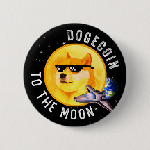 Dogecoin月の暗号通貨おもしろいミーム