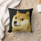 Dogecoin月の株式市場の暗号にDoge日 クッション (ブランケット)