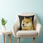 Dogecoin月の株式市場の暗号にDoge日 クッション (椅子)