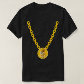 Dogecoin きらきら光る Blockchain HODLおもしろい暗号通貨 Tシャツ (デザイン正面)