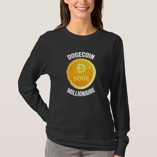 Dogecoin Cryptocurrency Tee Doge All Time High Hod Tシャツ (正面)