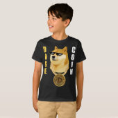 Dogecoin, Cryptocurrency Thug Doge Gansta Crypto A Tシャツ (正面フル)