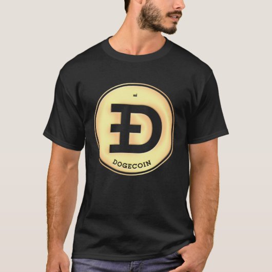 Dogecoin   cute crypto tシャツ (正面)