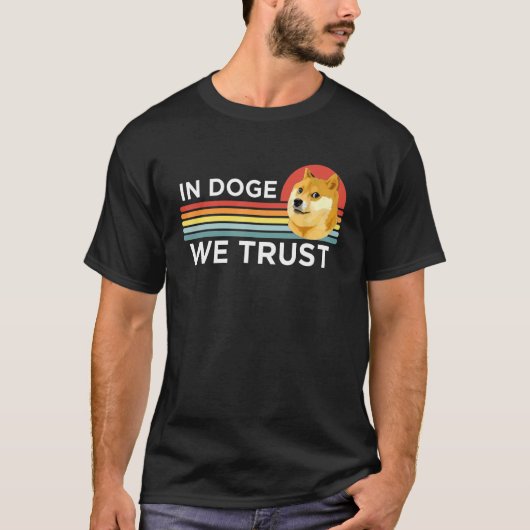 Dogecoin Doge暗号通貨トレーダー Tシャツ (正面)