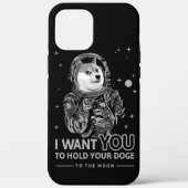 Dogecoin Doge月の暗号にあなたが欲しいおもしろい Case-Mate iPhoneケース (裏面)
