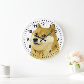 Dogecoin Doge月の株式市場Crypto Hodl ラージ壁時計 (ホーム)