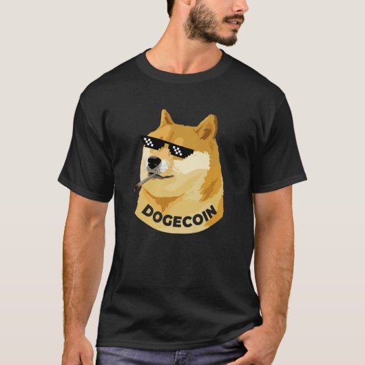 Dogecoin Doge HODL To The Moon Crypto Cryptocurren Tシャツ (正面)