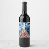 DogeCoin He-Man Masters of the Universe Wine ワインラベル (正面)