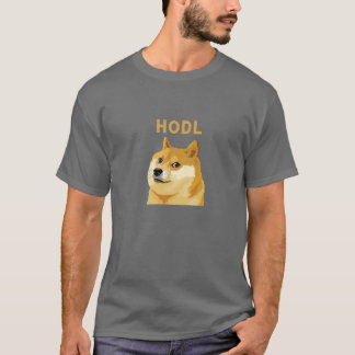 Dogecoin HODL暗号通貨 Tシャツ