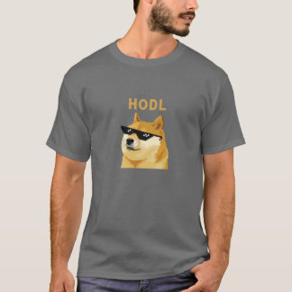 Dogecoin HODL暗号通貨 Tシャツ