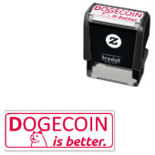 DOGECOIN IS BETTER STAMP,  セルフインキングスタンプ (インサイチュ)