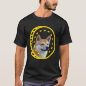 Dogecoin Shiba Inu Cryptocurrency Tシャツ (正面)