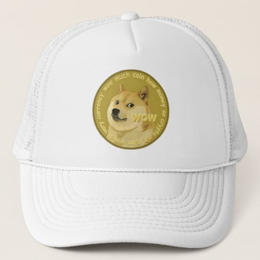 Dogecoin Wow Dogeコイン非常に多くの暗号通貨 キャップ (正面)