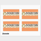 DOGECOINS BUSINESS 長方形シール (シート)