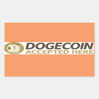 DOGECOINS BUSINESS 長方形シール