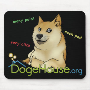 Dogehouseの総督のミームのマウスパッド マウスパッド