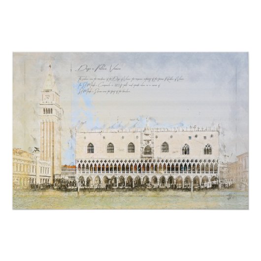 Doge's Palace Venice ポスター (正面)