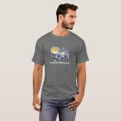 Dogestronaut Dogecoin暗号通貨 Tシャツ (正面フル)