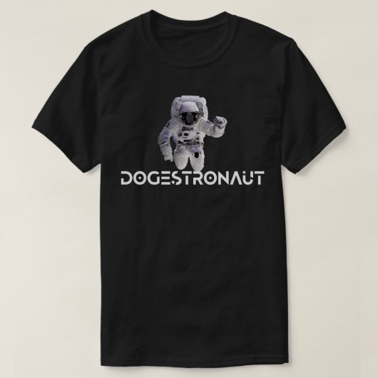 Dogestronaut  tシャツ (デザイン正面)