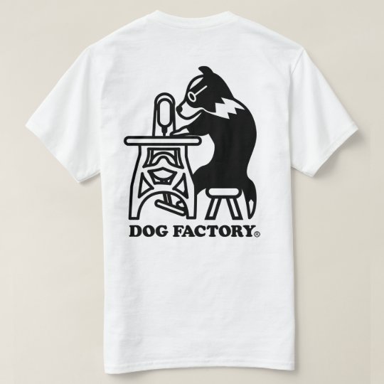 Dogfactoryロゴtシャツ バックプリント Tシャツ Zazzle Co Jp