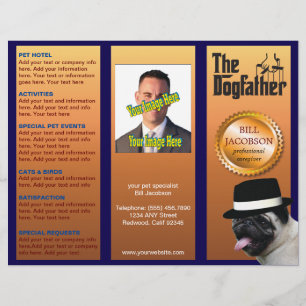 Dogfather風刺ジョークのパンフレット