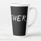 Dogfather – Funny Dog Dad Design カフェラテマグ (右)