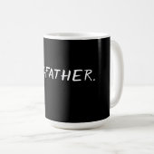 Dogfather – Funny Dog Dad Design コーヒーマグカップ (正面右)