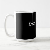 Dogfather – Funny Dog Dad Design コーヒーマグカップ (左)