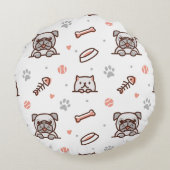 Doggミックス ラウンドクッション (裏面)