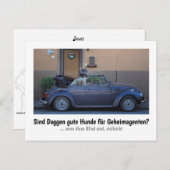 Dogge: der Hund für Geheimagenten  ポストカード (正面/裏面)
