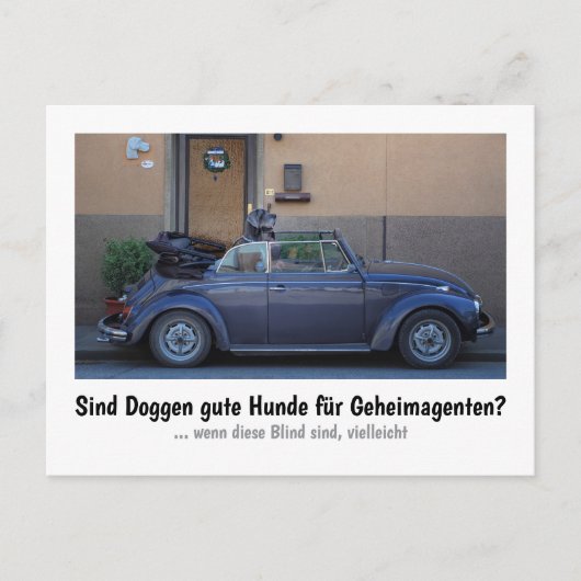 Dogge: der Hund für Geheimagenten  ポストカード (正面)