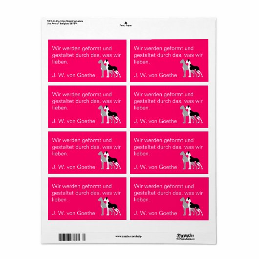 Doggenラベル ラベル (フルシート)