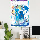 Doggenposter モダン Esra ポスター (ホームオフィス)