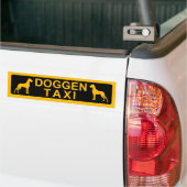 Doggentaxi バンパーステッカー (トラック上)