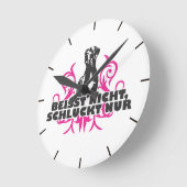 Doggenuhr ラウンド壁時計 (傾斜)