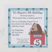 Dogggie Talesパーティー 招待状 (正面/裏面)